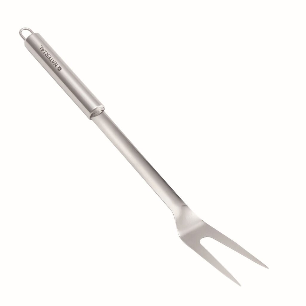 Furculiță grătar Naterial, oțel inoxidabil, 35 cm