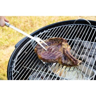 Furculiță grătar Naterial, oțel inoxidabil, 35 cm