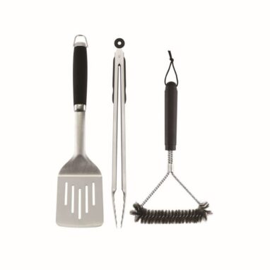 Set ustensile grătar Naterial, oțel inoxidabil, 440 mm