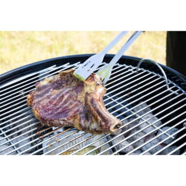 Set ustensile grătar Naterial, oțel inoxidabil, 440 mm