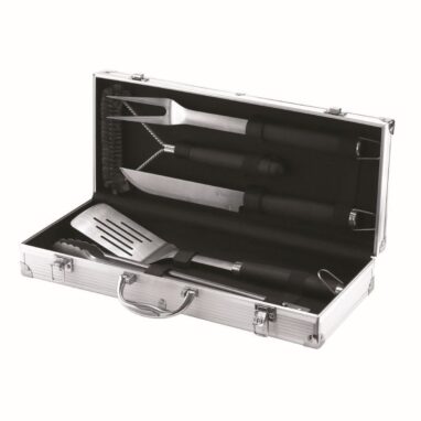 Set 5 ustensile grătar Naterial, oțel inoxidabil, 460 mm