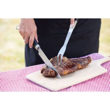 Set 5 ustensile grătar Naterial, oțel inoxidabil, 460 mm