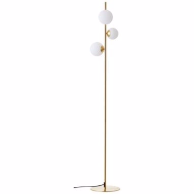 Lampadar Callas Alb/Auriu, 3 x G9, 28 W, H 155 cm
