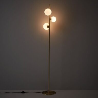 Lampadar Callas Alb/Auriu, 3 x G9, 28 W, H 155 cm