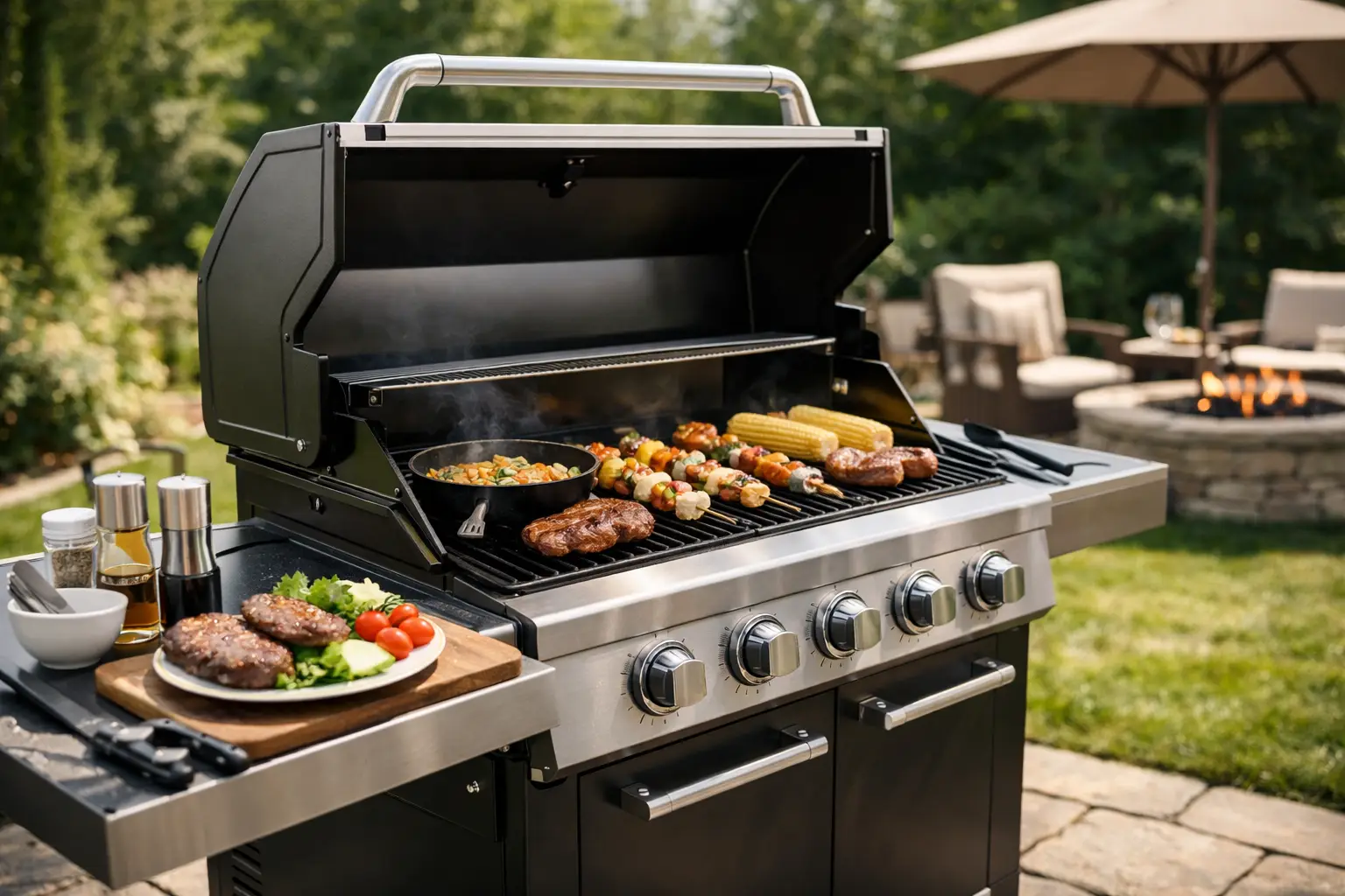 Grătar pe gaz pentru curte - cum alegi bine