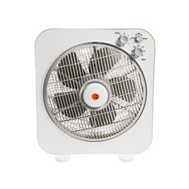 Ventilator de birou Equation Box, 40 W, 30 cm, 3 viteze, Gri
