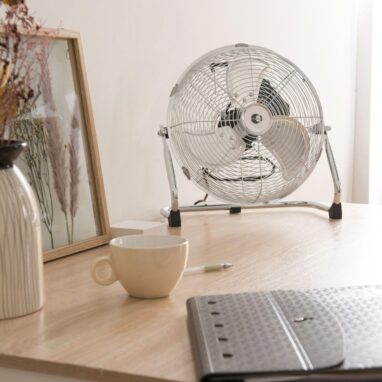 Ventilator de podea Equation, 45 W, Ø 30 cm, Argintiu