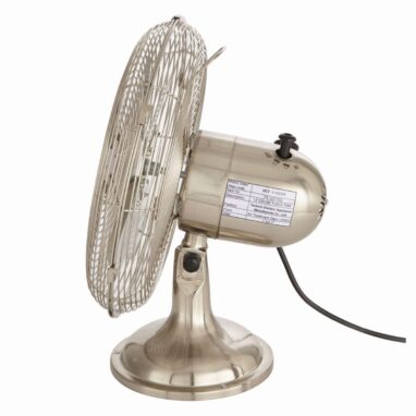 Ventilator de birou Equation Mini Cooma, 40 W, 30 cm, Argintiu