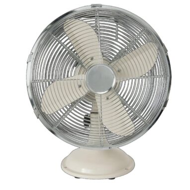 Ventilator de birou Equation Mini Cooma 40 W 30 cm Crem