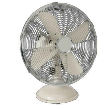 Ventilator de birou Equation Mini Cooma 40 W 30 cm Crem
