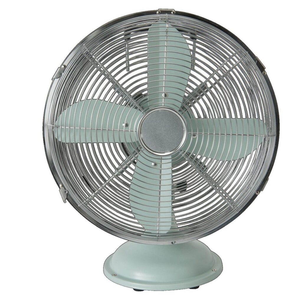 Ventilator birou Equation Mini Cooma 40 W 30 cm Verde Laguna