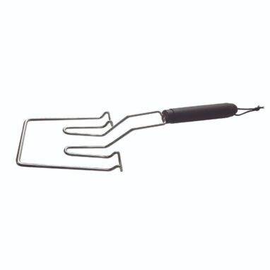 Paletă Grătar Naterial din Oțel cu Mâner Plastic, 34 cm
