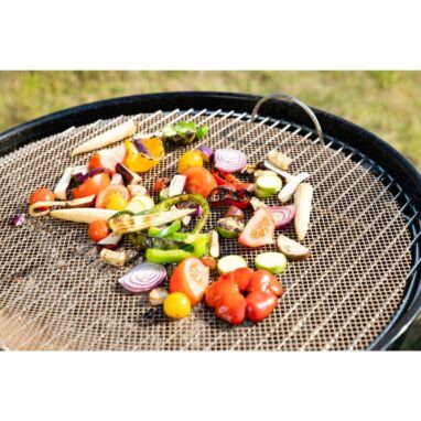 Plasă Grill Naterial Antiaderentă PTFE, Ø 52 cm, Maro