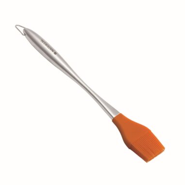 Pensula silicon Naterial, maner otel inoxidabil, 280 mm