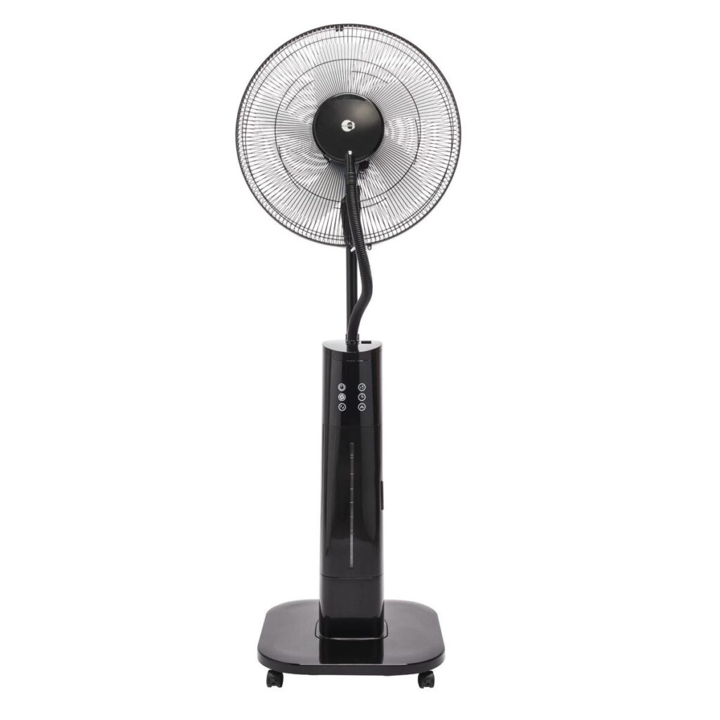Ventilator cu picior Equation, pulverizator apa, 70 W, 40 cm