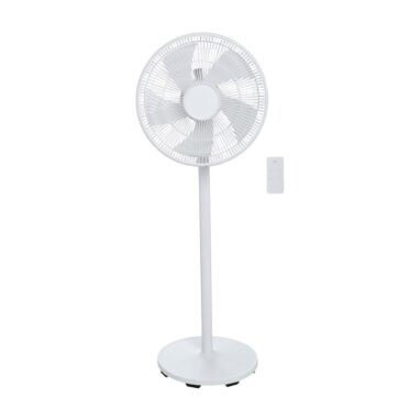 Ventilator cu picior Equation Loft Digit, 50 W, 40 cm, Alb