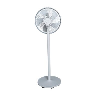 Ventilator cu picior Equation Loft Meca, 50 W, 40 cm, Alb