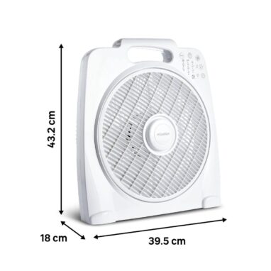 Ventilator de birou Equation Sunburry 3, 40 W, Ø 30 cm, Alb