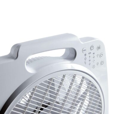 Ventilator de birou Equation Sunburry 3, 40 W, Ø 30 cm, Alb