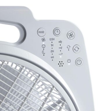 Ventilator de birou Equation Sunburry 3, 40 W, Ø 30 cm, Alb