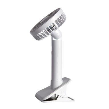 Ventilator portabil Equation Crab, LED, USB, 5 W, alb