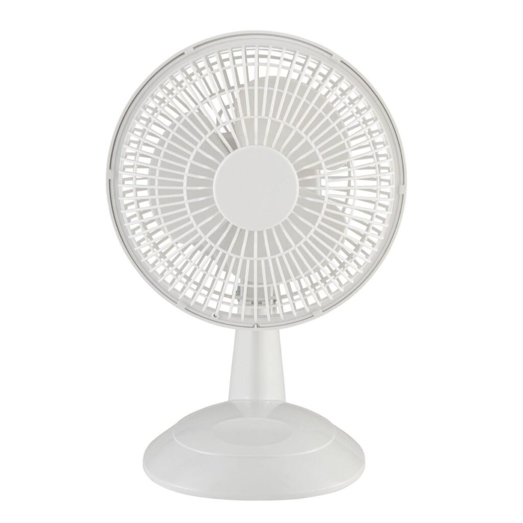 Ventilator de birou Equation Moe 4, 12 W, Ø 15 cm, Alb