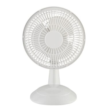Ventilator de birou Equation Moe 4, 12 W, Ø 15 cm, Alb