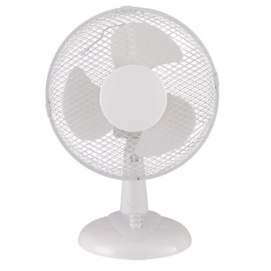 Ventilator de birou Equation Moe 4, 22 W, 23 cm, alb