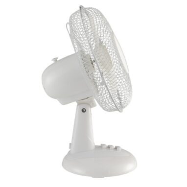 Ventilator de birou Equation Moe 4, 22 W, 23 cm, alb