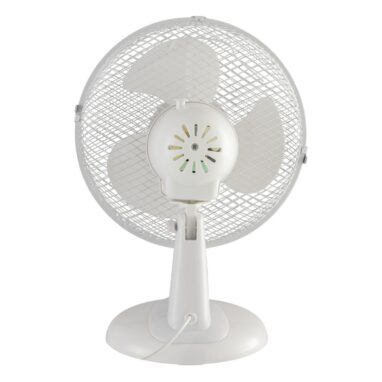 Ventilator de birou Equation Moe 4, 22 W, 23 cm, alb