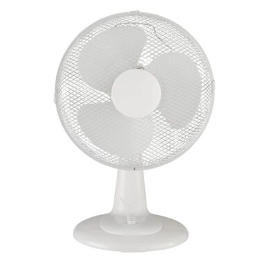 Ventilator birou Equation Moe 4, 40 W, Ø 30 cm, 3 viteze, Alb