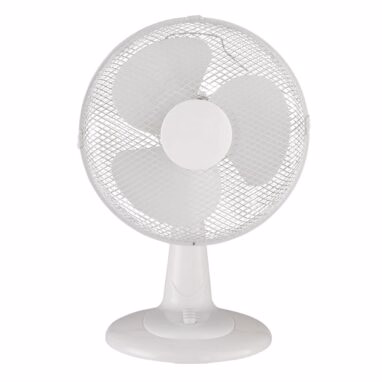 Ventilator birou Equation Moe 4, 40 W, Ø 30 cm, 3 viteze, Alb