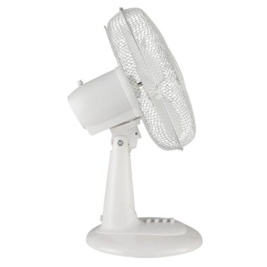 Ventilator birou Equation Moe 4, 40 W, Ø 30 cm, 3 viteze, Alb