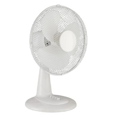 Ventilator birou Equation Moe 4, 40 W, Ø 30 cm, 3 viteze, Alb