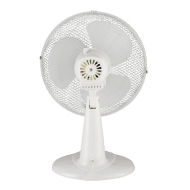 Ventilator birou Equation Moe 4, 40 W, Ø 30 cm, 3 viteze, Alb