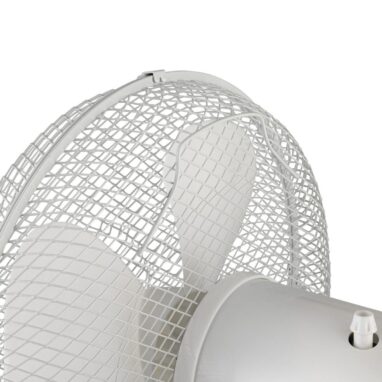 Ventilator birou Equation Moe 4, 40 W, Ø 30 cm, 3 viteze, Alb