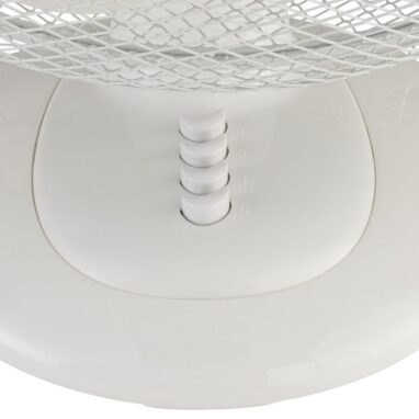 Ventilator birou Equation Moe 4, 40 W, Ø 30 cm, 3 viteze, Alb