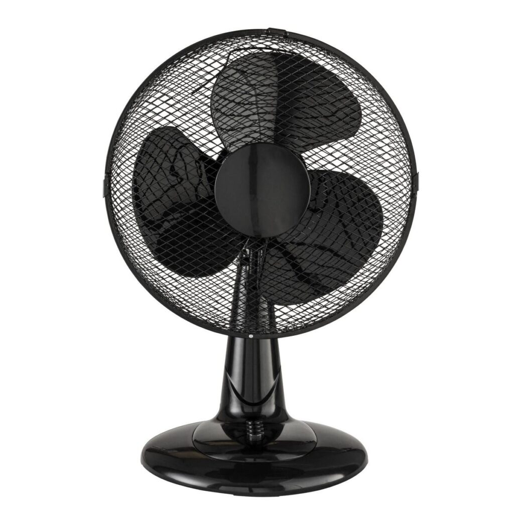Ventilator de birou Equation Moe 4, 40 W, Ø 30 cm, Negru