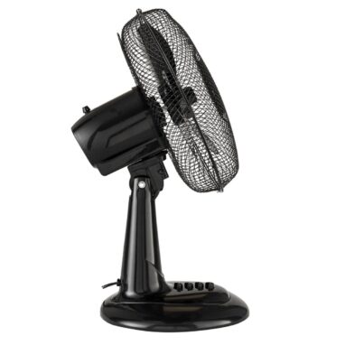 Ventilator de birou Equation Moe 4, 40 W, Ø 30 cm, Negru