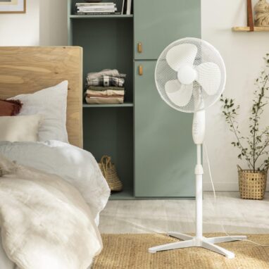Ventilator cu picior Equation Altona 4, 45 W, Ø 40 cm, Alb