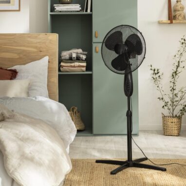Ventilator cu picior Equation Altona 4, 45 W, 40 cm, negru
