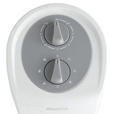 Ventilator turn Equation Tower 2, 42 W, H 81 cm, alb