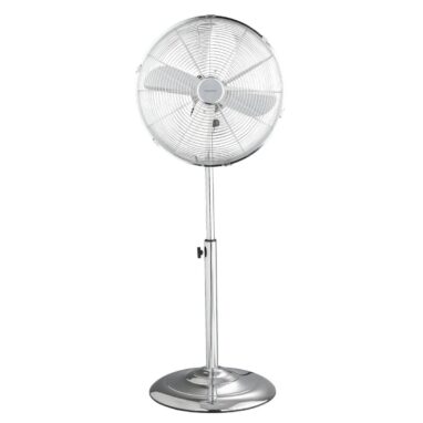 Ventilator cu picior Equation Cooma 4, 50 W, 40 cm, Argintiu