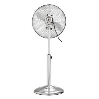 Ventilator cu picior Equation Cooma 4, 50 W, 40 cm, Argintiu