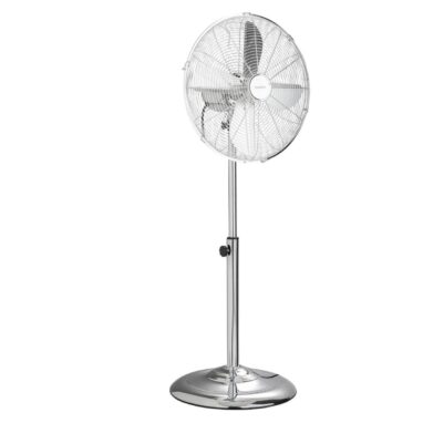 Ventilator cu picior Equation Cooma 4, 50 W, 40 cm, Argintiu