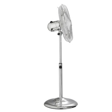Ventilator cu picior Equation Cooma 4, 50 W, 40 cm, Argintiu