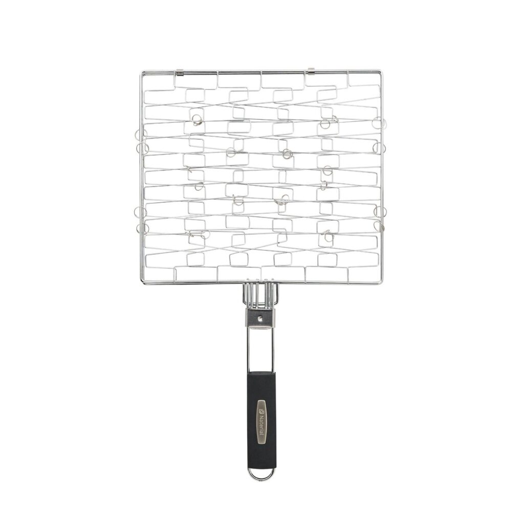 Grill extensibil Naterial, 30 x 26 cm, oțel inoxidabil