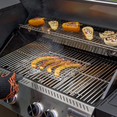 Grill extensibil Naterial, 30 x 26 cm, oțel inoxidabil