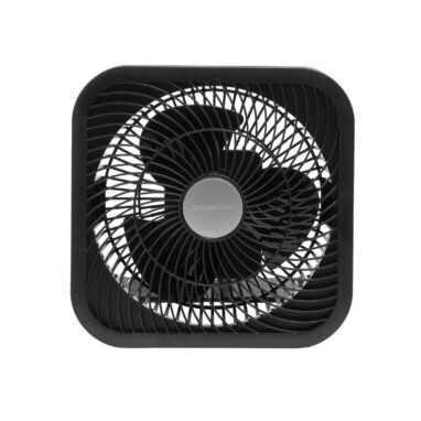 Ventilator portabil Equation USB, 9 W, 3 viteze, negru