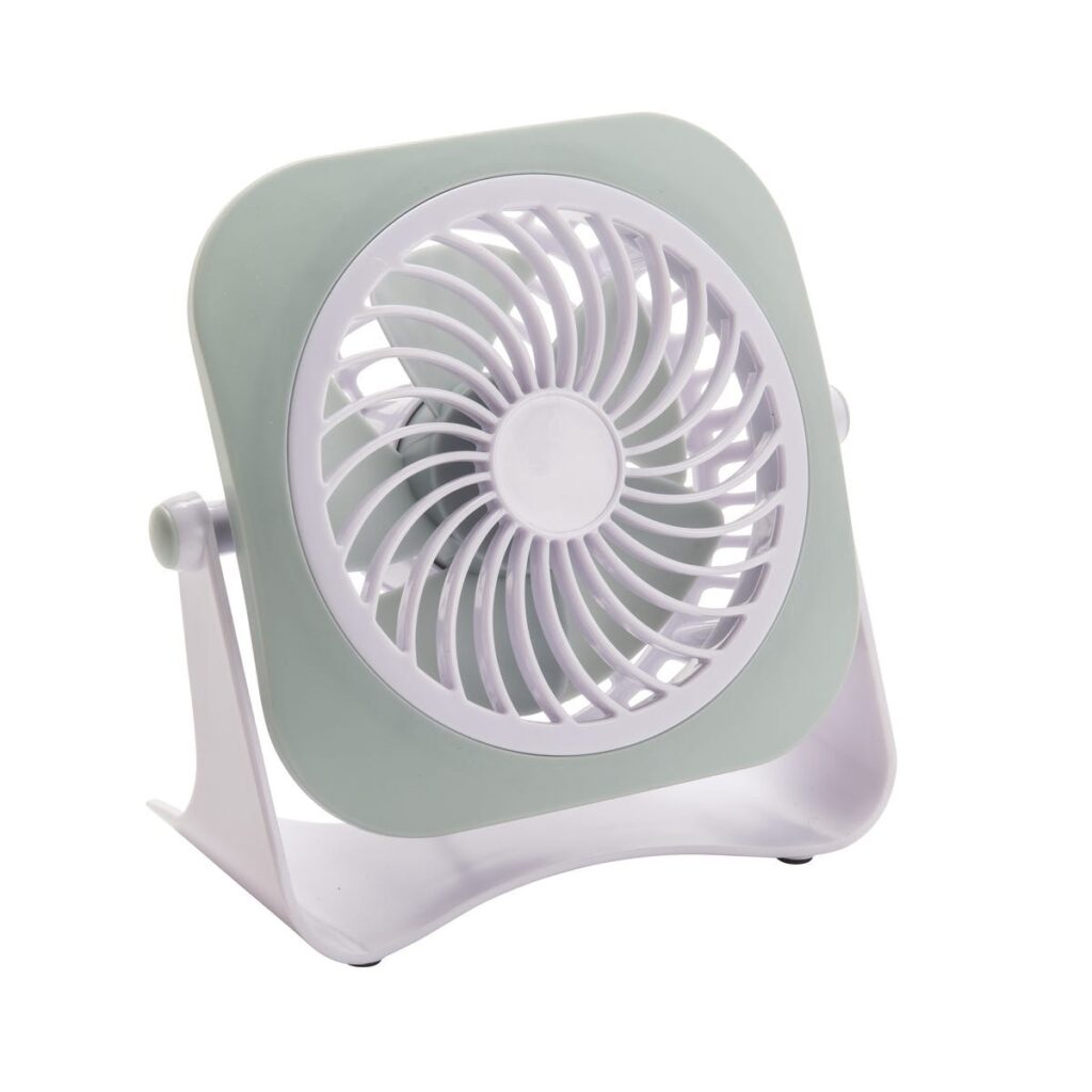 Ventilator mini de birou Equation, 3 W, USB, verde